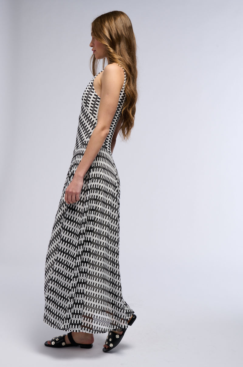 SWEET AND SOPHISTICATED CROCHET MAXI DRESS