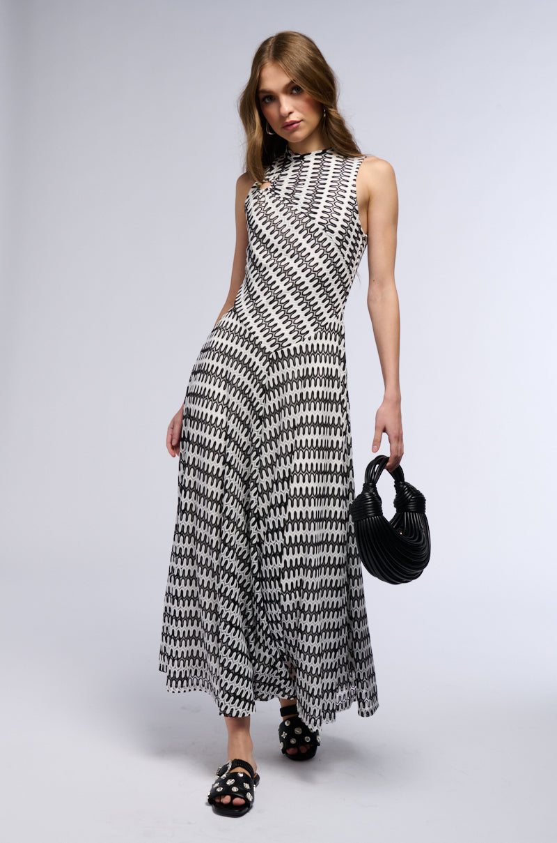 SWEET AND SOPHISTICATED CROCHET MAXI DRESS