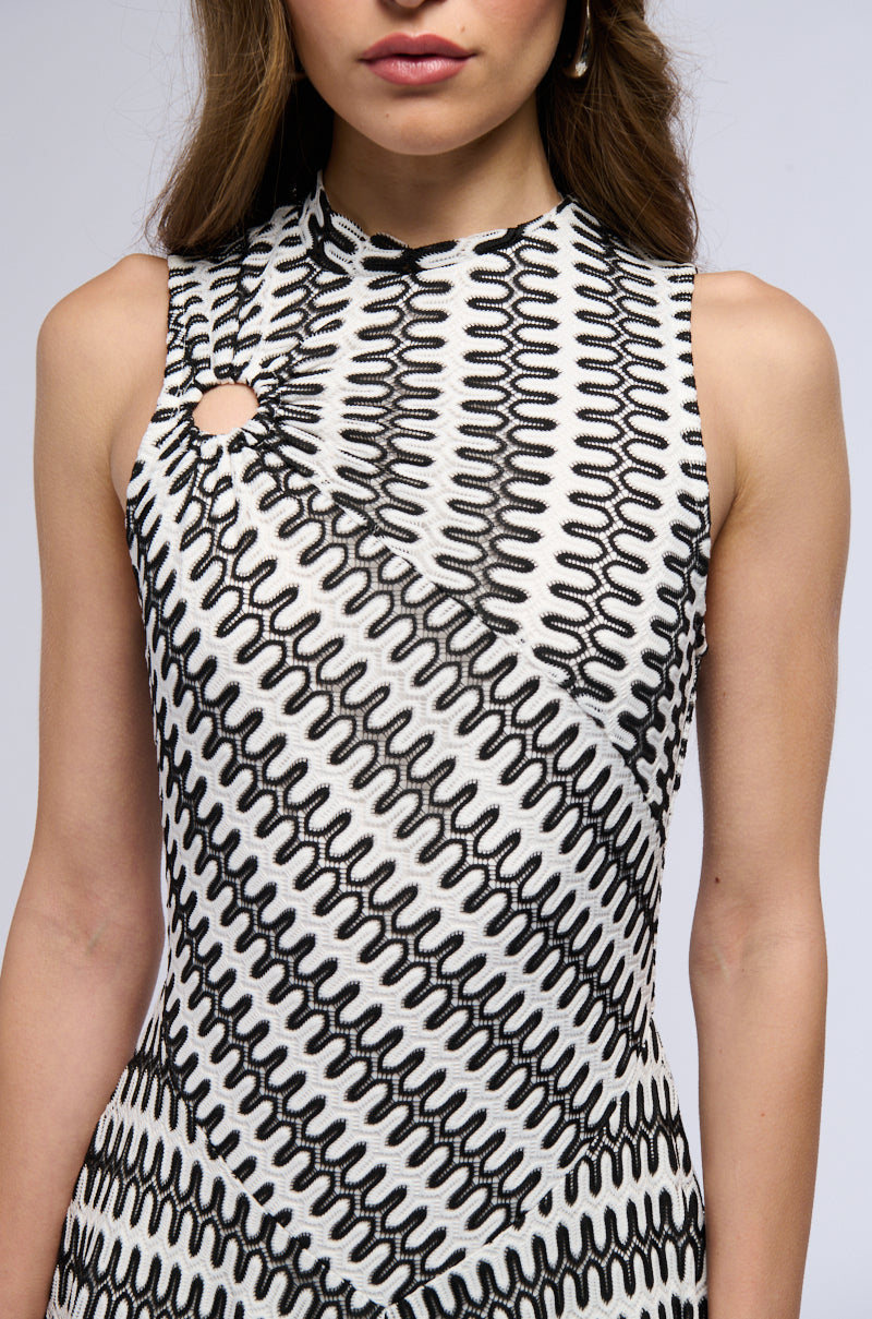 SWEET AND SOPHISTICATED CROCHET MAXI DRESS