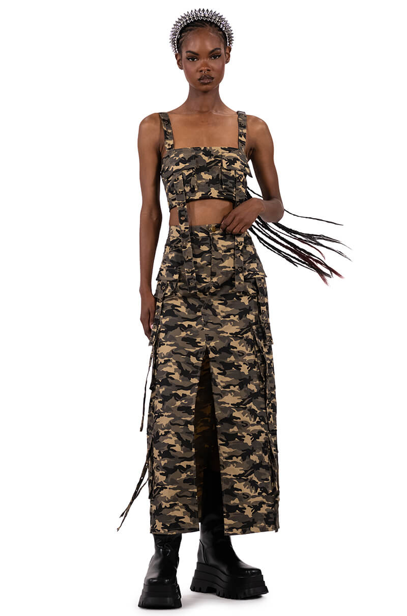 TAYLOR CAMO BRALETTE