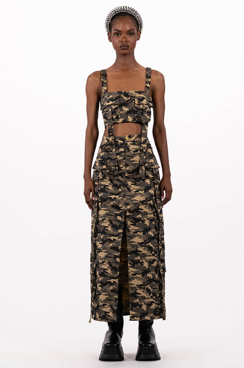 TAYLOR CAMO BRALETTE