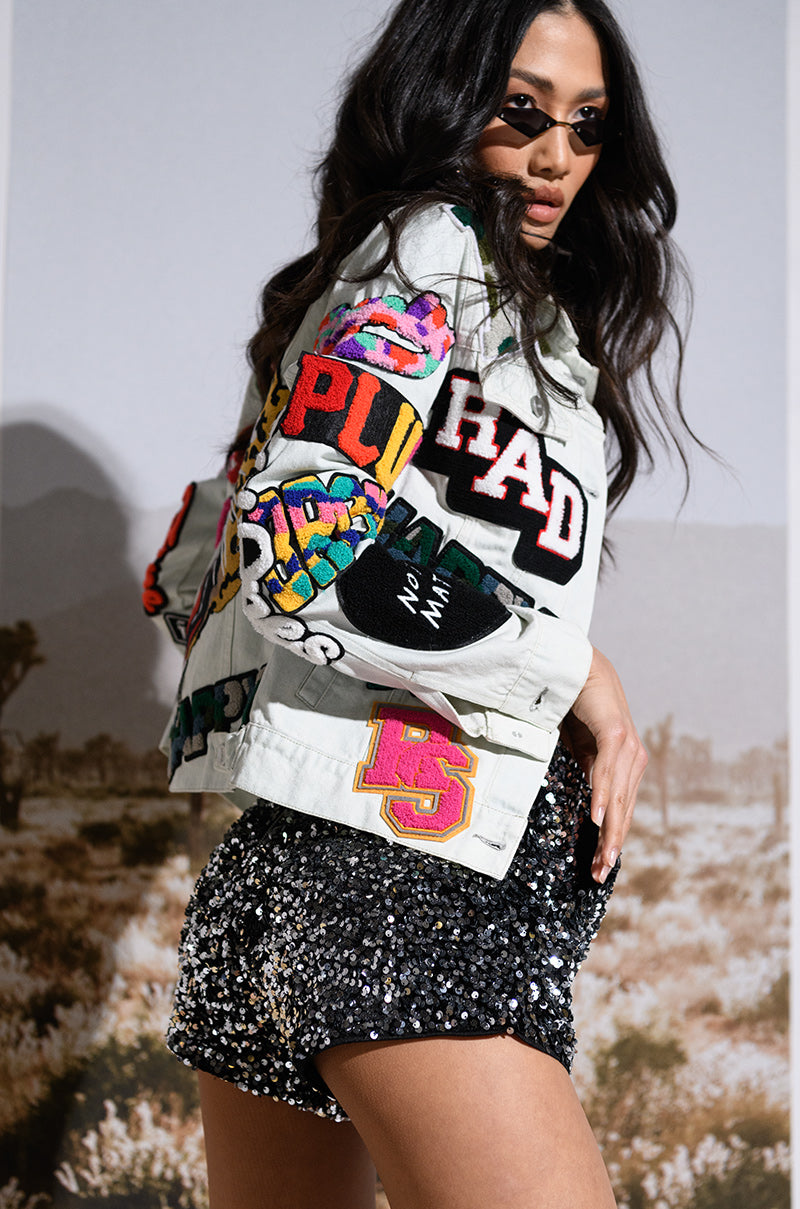 THE BEST ME SEQUIN SHORTS
