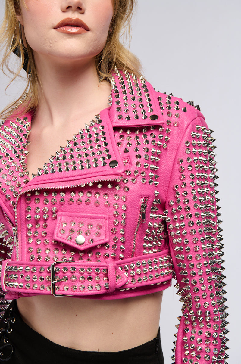 THE GAZETTE 3000 STUD PARTY ROCK MOTO JACKET