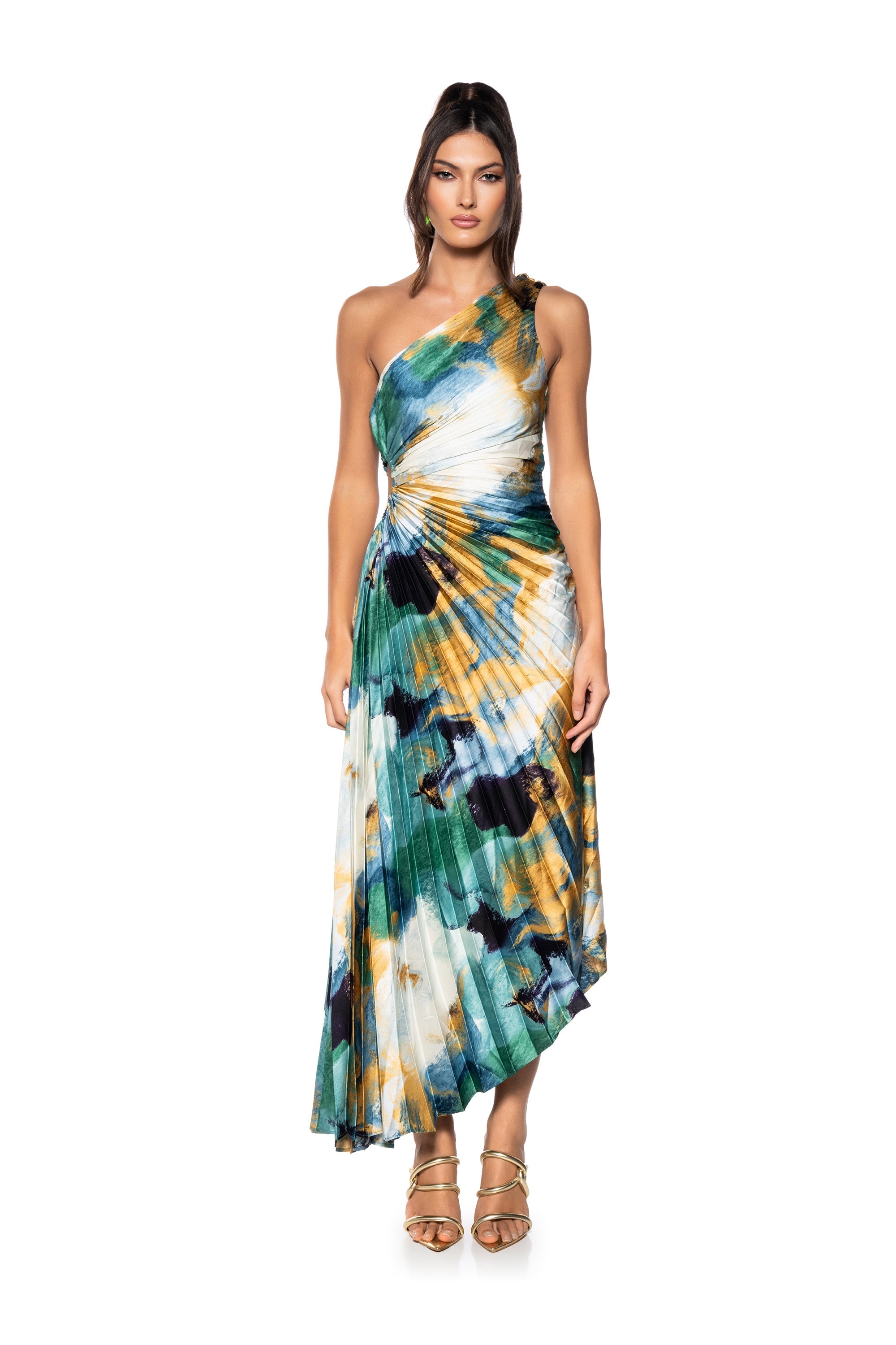 VALERIE ONE SHOULDER DRESS